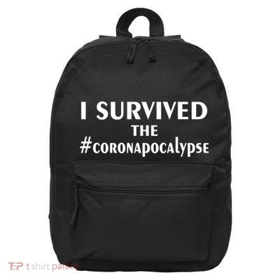I Survived The Coronapocalypse 16 in Basic Backpack