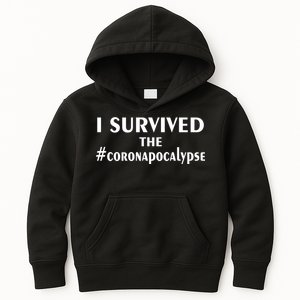 I Survived The Coronapocalypse Kids Hoodie