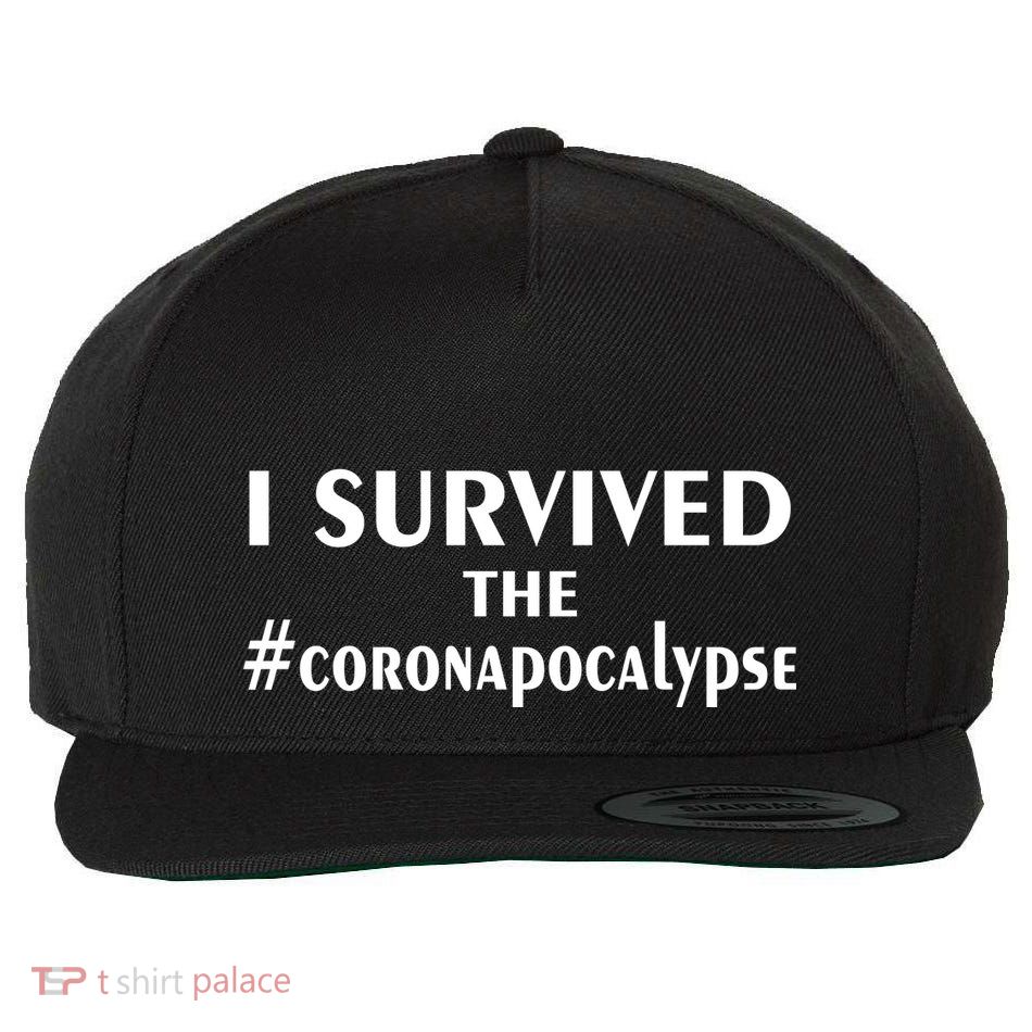 I Survived The Coronapocalypse Wool Snapback Cap