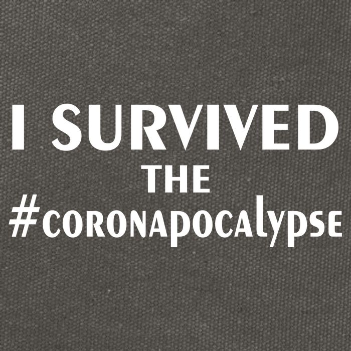 I Survived The Coronapocalypse Cotton Canvas Backpack