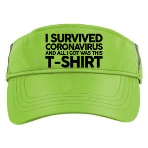 I Survived the Coronavirus and All I Got Was This Adult Drive Performance Visor