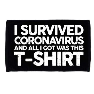 I Survived the Coronavirus and All I Got Was This Microfiber Hand Towel