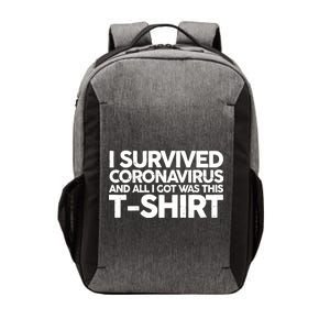 I Survived the Coronavirus and All I Got Was This Vector Backpack