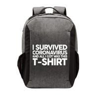 I Survived the Coronavirus and All I Got Was This Vector Backpack