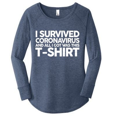 I Survived the Coronavirus and All I Got Was This Women's Perfect Tri Tunic Long Sleeve Shirt