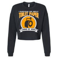 I Survived The Great Toilet Paper Crisis Of 2020 Cropped Pullover Crew