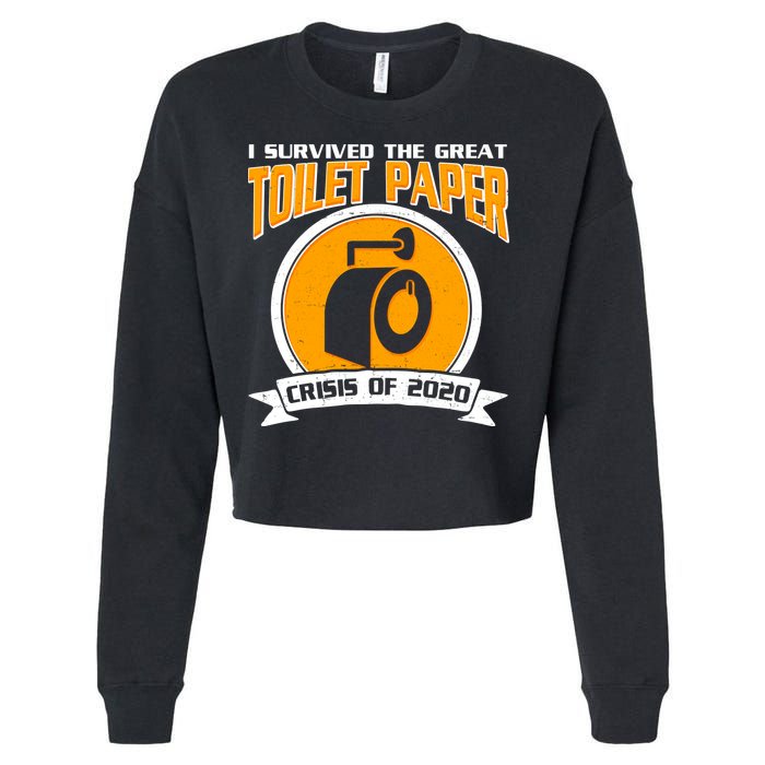 I Survived The Great Toilet Paper Crisis Of 2020 Cropped Pullover Crew