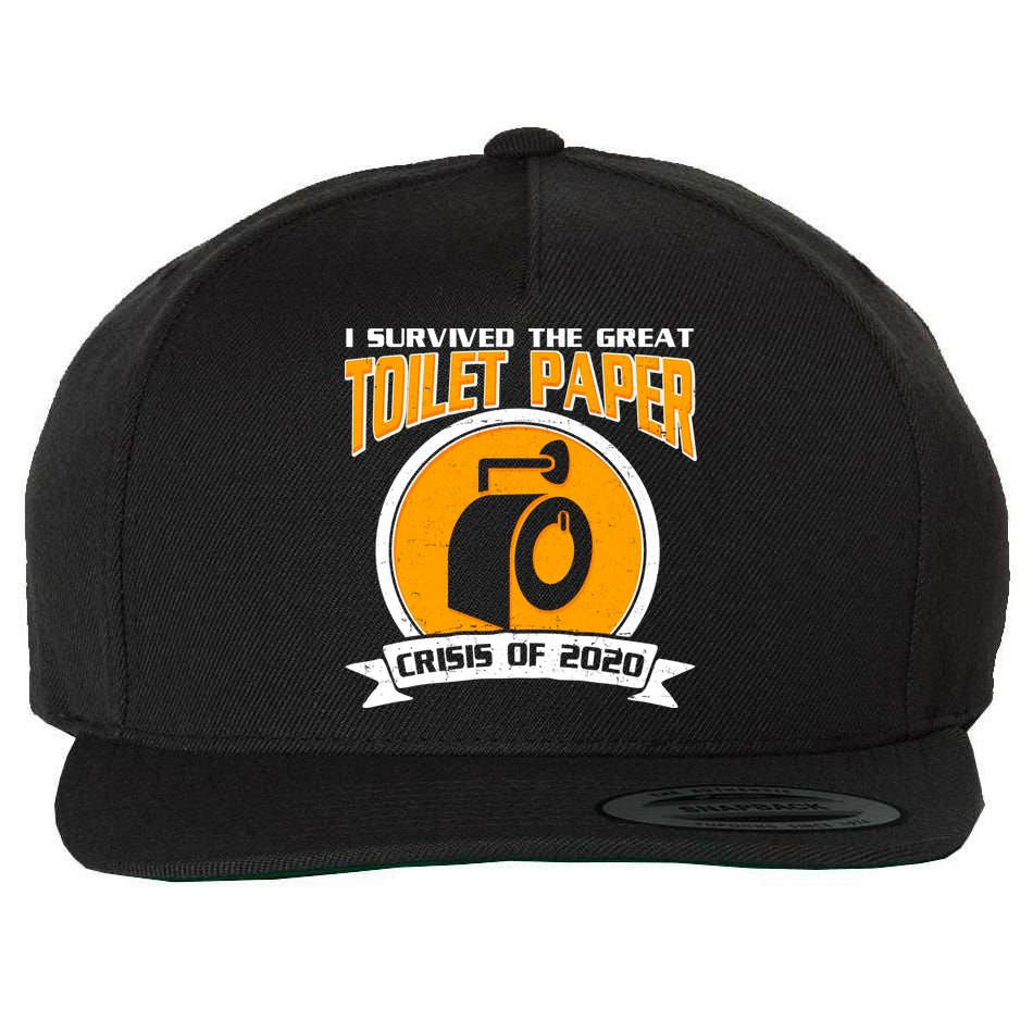 I Survived The Great Toilet Paper Crisis Of 2020 Wool Snapback Cap
