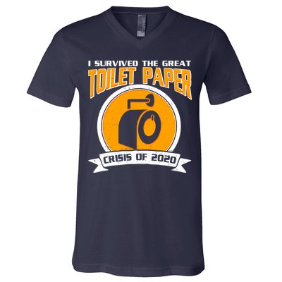 I Survived The Great Toilet Paper Crisis Of 2020 V-Neck T-Shirt