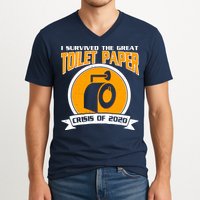 I Survived The Great Toilet Paper Crisis Of 2020 V-Neck T-Shirt