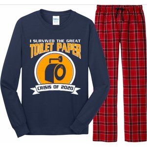 I Survived The Great Toilet Paper Crisis Of 2020 Long Sleeve Pajama Set