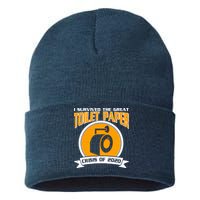 I Survived The Great Toilet Paper Crisis Of 2020 Sustainable Knit Beanie