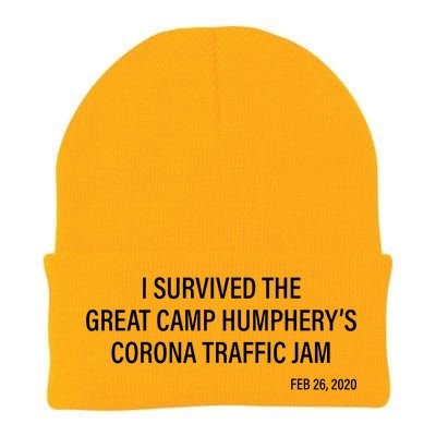 I Survived The Great Traffic Jam Knit Cap Winter Beanie