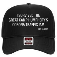 I Survived The Great Traffic Jam High Crown Mesh Back Trucker Hat