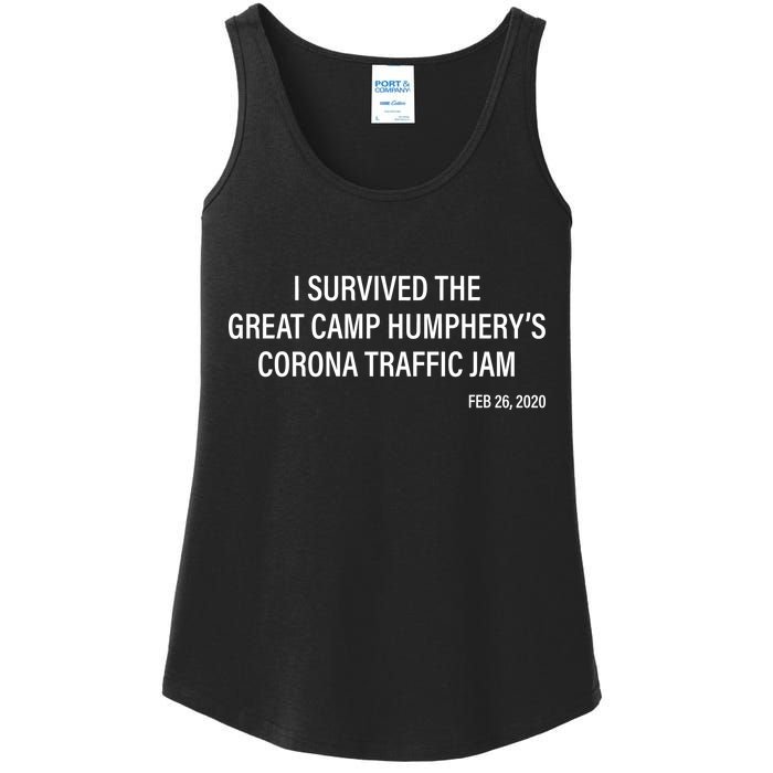 I Survived The Great Traffic Jam Ladies Essential Tank