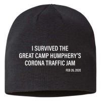 I Survived The Great Traffic Jam Sustainable Beanie