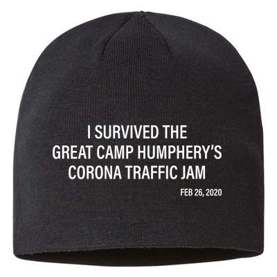 I Survived The Great Traffic Jam Sustainable Beanie