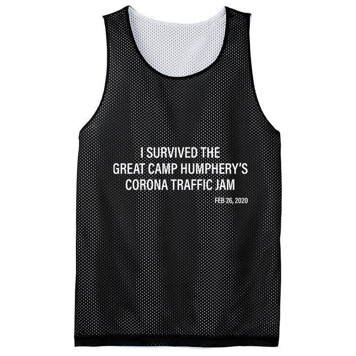 I Survived The Great Traffic Jam Mesh Reversible Basketball Jersey Tank