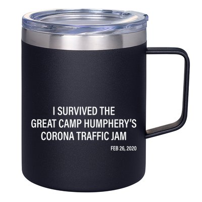 I Survived The Great Traffic Jam 12oz Stainless Steel Coffee Mug