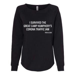 I Survived The Great Traffic Jam Womens California Wash Sweatshirt