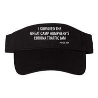 I Survived The Great Traffic Jam Valucap Bio-Washed Visor