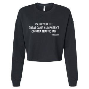 I Survived The Great Traffic Jam Cropped Pullover Crew