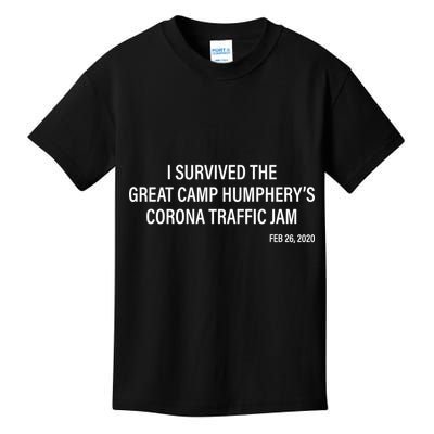 I Survived The Great Traffic Jam Kids T-Shirt