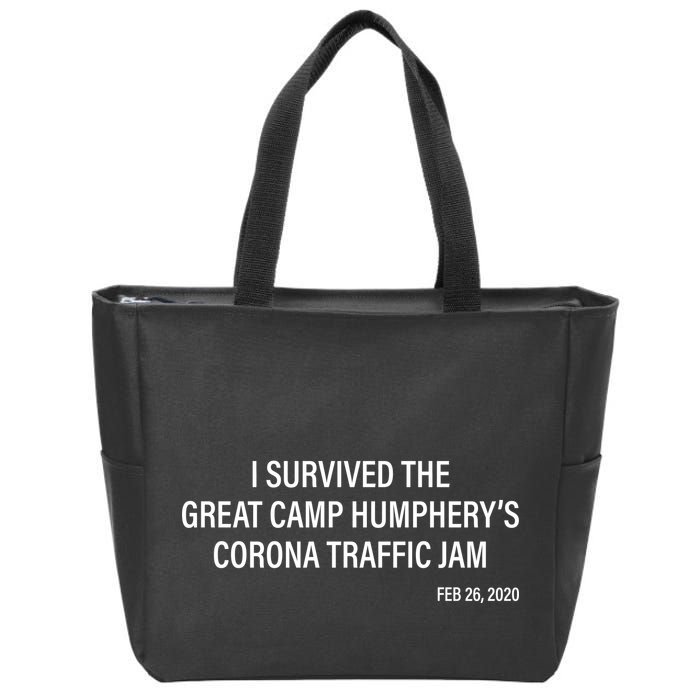 I Survived The Great Traffic Jam Zip Tote Bag
