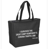 I Survived The Great Traffic Jam Zip Tote Bag