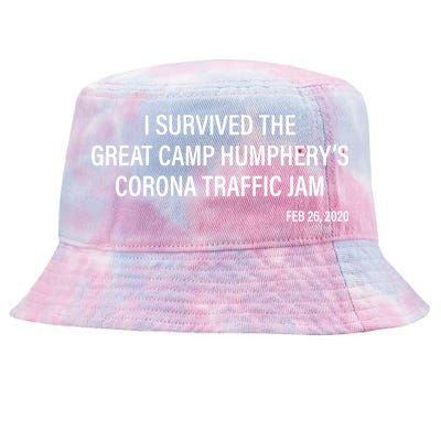 I Survived The Great Traffic Jam Tie-Dyed Bucket Hat