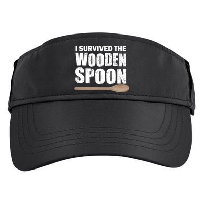 I Survived The Wooden Spoon Adult Drive Performance Visor