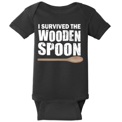 I Survived The Wooden Spoon Baby Bodysuit