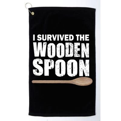 I Survived The Wooden Spoon Golf Towel