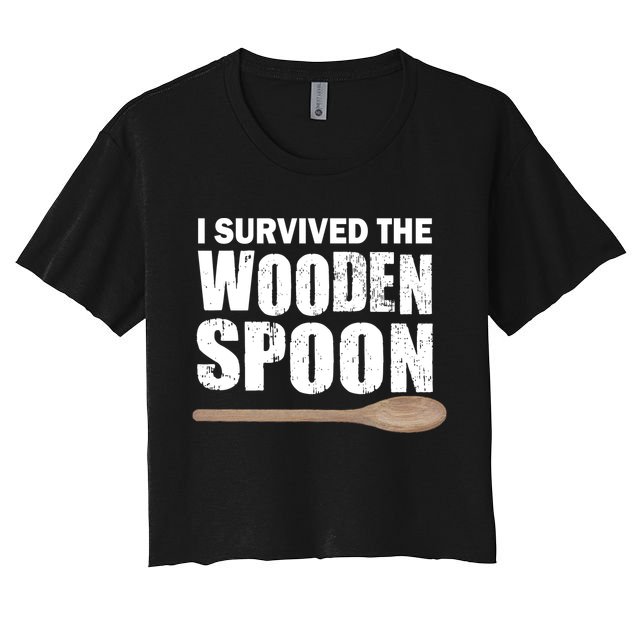 I Survived The Wooden Spoon Crop Top