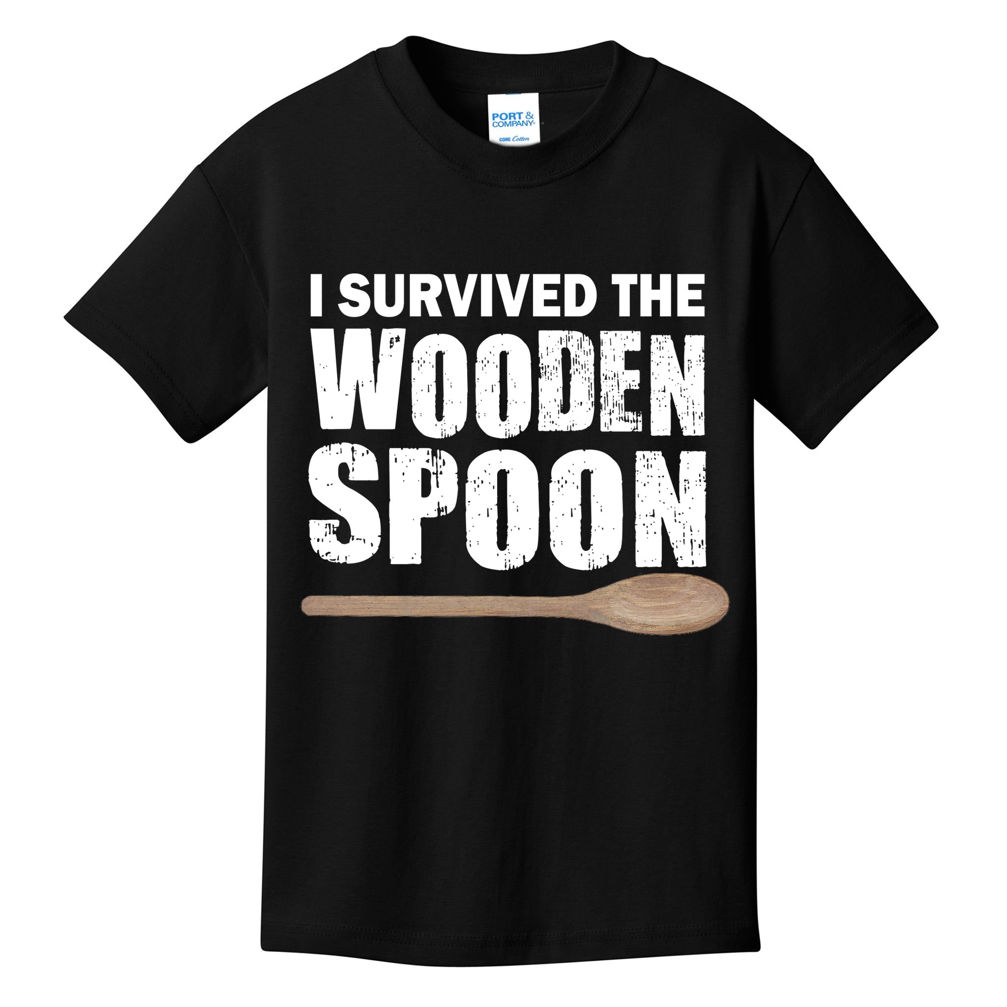 I Survived The Wooden Spoon Kids T-Shirt