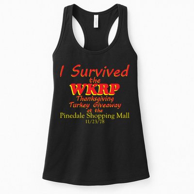 I Survived WKRP Pinedale Shopping Mall 1978 Womens Tank Top
