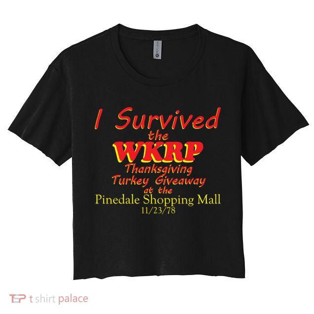I Survived WKRP Pinedale Shopping Mall 1978 Crop Top
