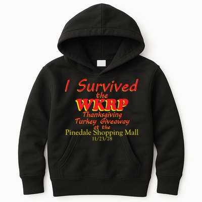 I Survived WKRP Pinedale Shopping Mall 1978 Kids Hoodie