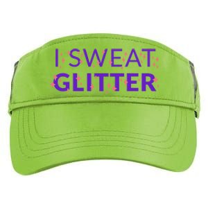 I Sweat Glitter Adult Drive Performance Visor