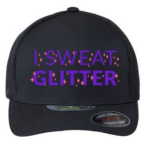 I Sweat Glitter Flexfit Unipanel Trucker Cap