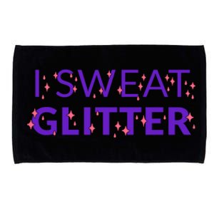 I Sweat Glitter Microfiber Hand Towel