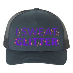 I Sweat Glitter Yupoong Adult 5-Panel Trucker Hat