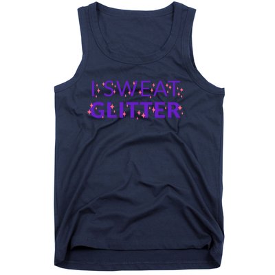 I Sweat Glitter Tank Top