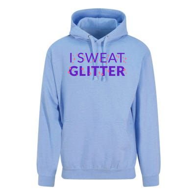 I Sweat Glitter Unisex Surf Hoodie