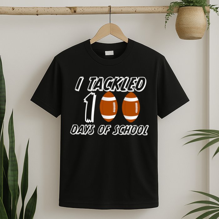 I Tackled 100 Days Of school T-Shirt