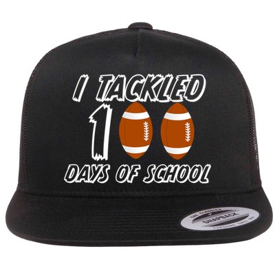 I Tackled 100 Days Of school Flatbill Hat