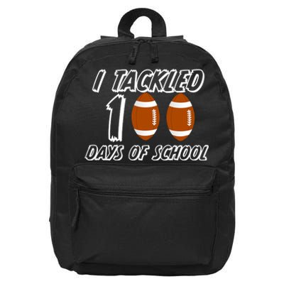 I Tackled 100 Days Of school 16 in Basic Backpack