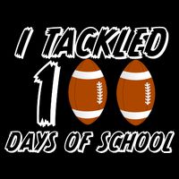 I Tackled 100 Days Of school 16 in Basic Backpack