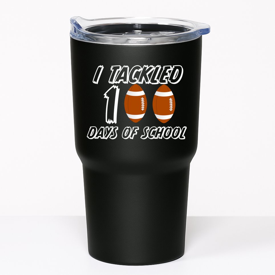 I Tackled 100 Days Of school Tumbler