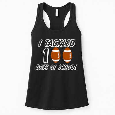 I Tackled 100 Days Of school Womens Tank Top